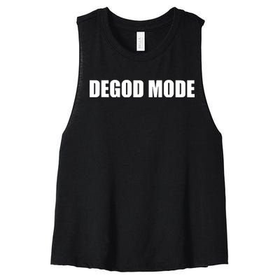 Degod Mode Women's Racerback Cropped Tank