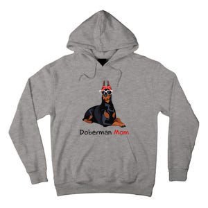 Doberman Mom Dog Bandana Pet Lover Gift Tall Hoodie