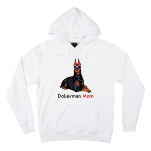 Doberman Mom Dog Bandana Pet Lover Gift Hoodie