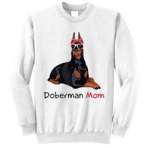 Doberman Mom Dog Bandana Pet Lover Gift Sweatshirt