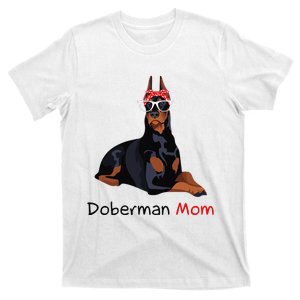 Doberman Mom Dog Bandana Pet Lover Gift T-Shirt