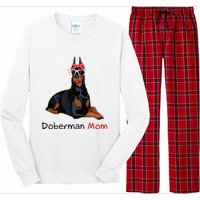 Doberman Mom Dog Bandana Pet Lover Gift Long Sleeve Pajama Set