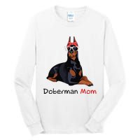 Doberman Mom Dog Bandana Pet Lover Gift Tall Long Sleeve T-Shirt