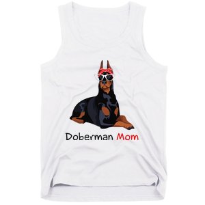 Doberman Mom Dog Bandana Pet Lover Gift Tank Top