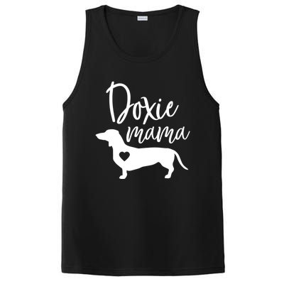 Doxie Mama Dachshund Mom Funny Wiener Dog Gift Meaningful Gift PosiCharge Competitor Tank