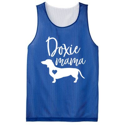 Doxie Mama Dachshund Mom Funny Wiener Dog Gift Meaningful Gift Mesh Reversible Basketball Jersey Tank