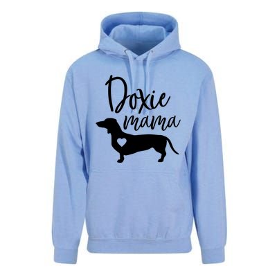 Doxie Mama Dachshund Mom Funny Wiener Dog Gift Meaningful Gift Unisex Surf Hoodie