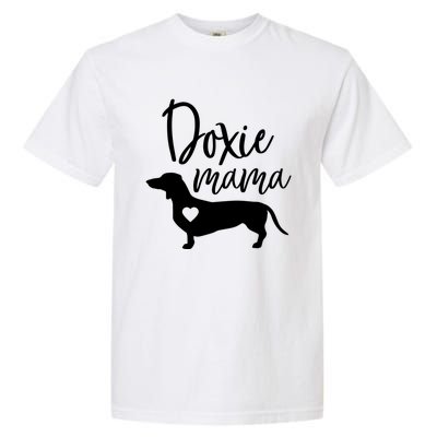 Doxie Mama Dachshund Mom Funny Wiener Dog Gift Meaningful Gift Garment-Dyed Heavyweight T-Shirt