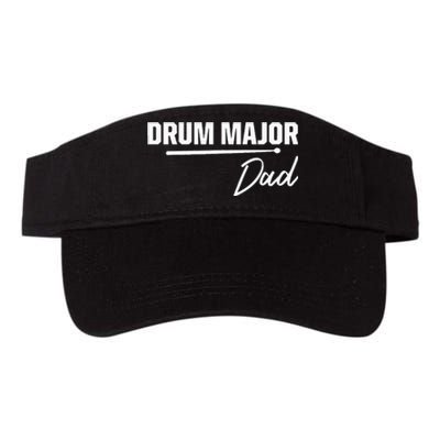 Drum Major Dad Matching Family Marching Band Parent Valucap Bio-Washed Visor