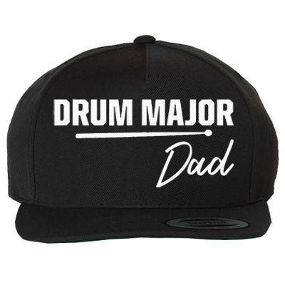 Drum Major Dad Matching Family Marching Band Parent Wool Snapback Cap