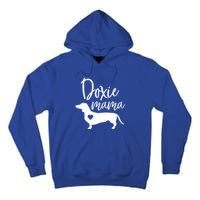 Doxie Mama Dachshund Mama Funny Dog Mom Wiener Dog Doxie Mom Cute Gift Tall Hoodie