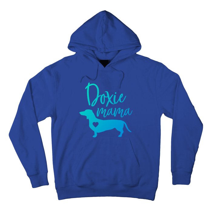 Doxie Mama Dachshund Mama Funny Dog Mom Wiener Dog Doxie Mom Cute Gift Hoodie