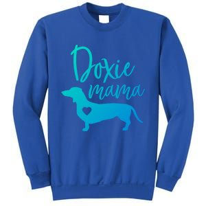 Doxie Mama Dachshund Mama Funny Dog Mom Wiener Dog Doxie Mom Cute Gift Sweatshirt