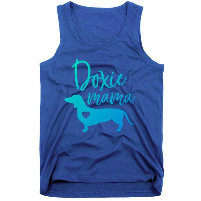 Doxie Mama Dachshund Mama Funny Dog Mom Wiener Dog Doxie Mom Cute Gift Tank Top