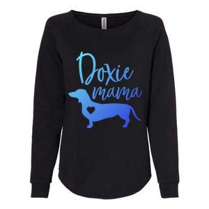 Doxie Mama Dachshund Mama Funny Dog Mom Wiener Dog Doxie Mom Cute Gift Womens California Wash Sweatshirt