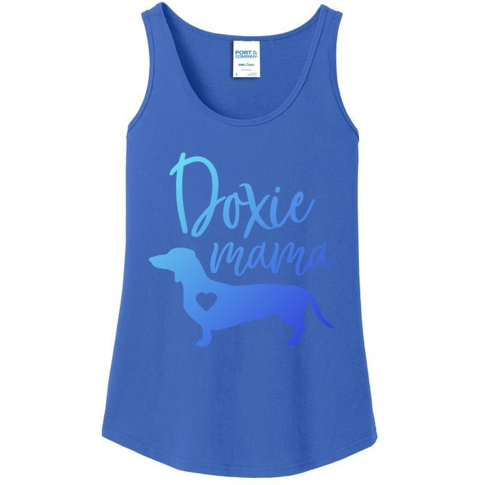 Doxie Mama Dachshund Mama Funny Dog Mom Wiener Dog Doxie Mom Cute Gift Ladies Essential Tank