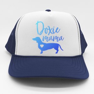 Doxie Mama Dachshund Mama Funny Dog Mom Wiener Dog Doxie Mom Cute Gift Trucker Hat