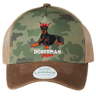 Doberman Mama Dobie Dog funny pet lovers Legacy Tie Dye Trucker Hat