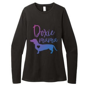 Doxie Mama Dachshund Mama Funny Dog Mom Wiener Dog Doxie Mom Cute Gift Womens CVC Long Sleeve Shirt