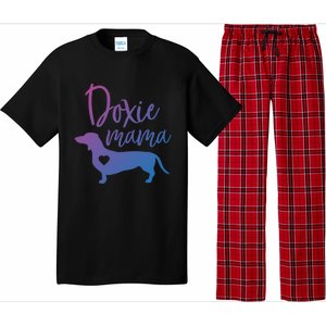 Doxie Mama Dachshund Mama Funny Dog Mom Wiener Dog Doxie Mom Cute Gift Pajama Set