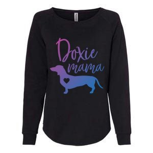 Doxie Mama Dachshund Mama Funny Dog Mom Wiener Dog Doxie Mom Cute Gift Womens California Wash Sweatshirt