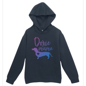 Doxie Mama Dachshund Mama Funny Dog Mom Wiener Dog Doxie Mom Cute Gift Urban Pullover Hoodie