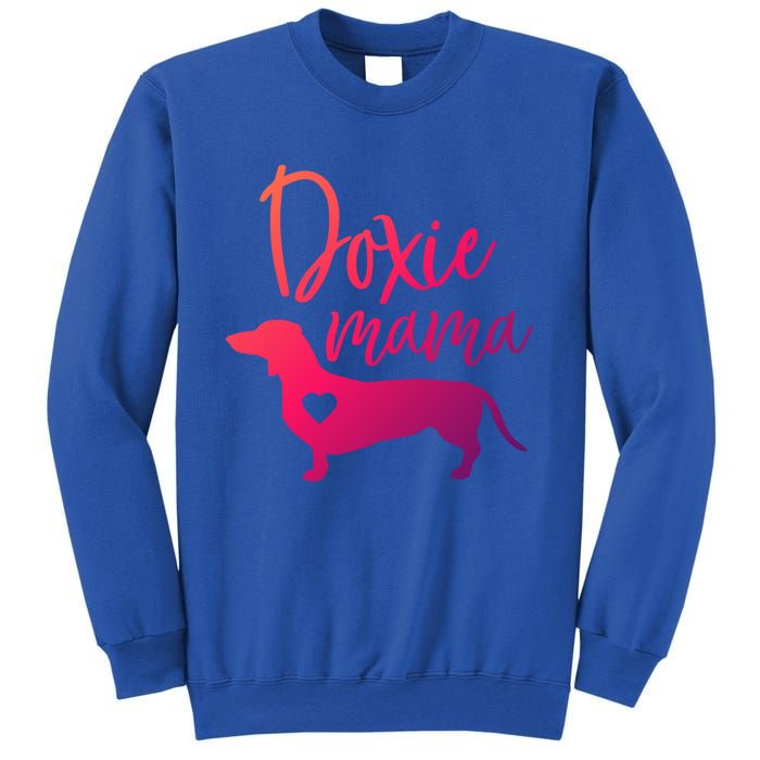 Doxie Mama Dachshund Mama Funny Dog Mom Wiener Dog Doxie Mom Cute Gift Sweatshirt