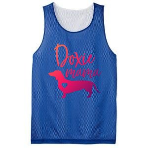 Doxie Mama Dachshund Mama Funny Dog Mom Wiener Dog Doxie Mom Cute Gift Mesh Reversible Basketball Jersey Tank