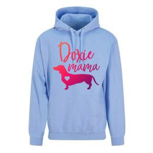 Doxie Mama Dachshund Mama Funny Dog Mom Wiener Dog Doxie Mom Cute Gift Unisex Surf Hoodie