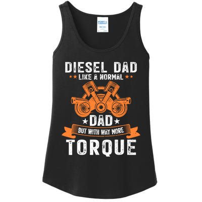 Diesel Mechanic Dad Automobile Fathers Day Funny Gift Ladies Essential Tank