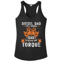 Diesel Mechanic Dad Automobile Fathers Day Funny Gift Ladies PosiCharge Competitor Racerback Tank