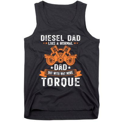 Diesel Mechanic Dad Automobile Fathers Day Funny Gift Tank Top