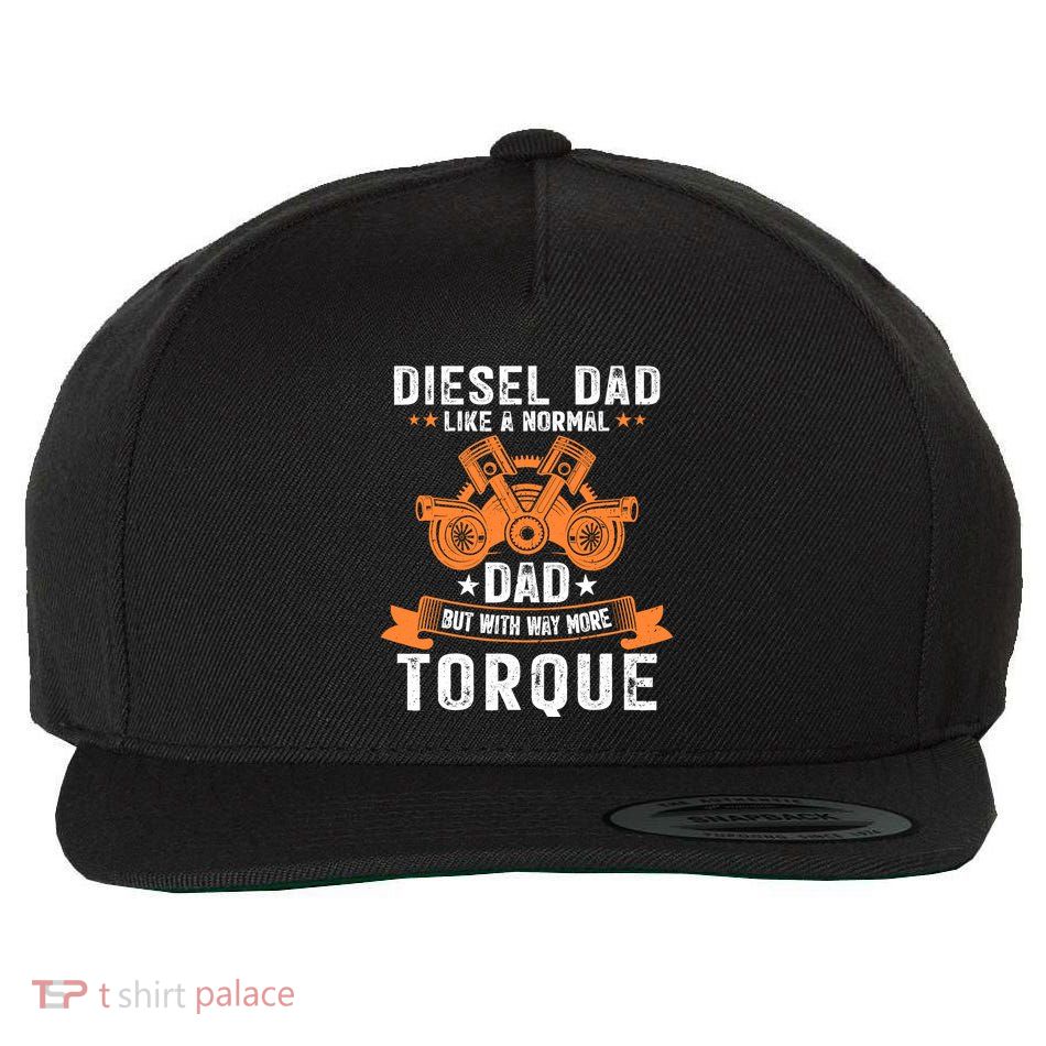 Diesel Mechanic Dad Automobile Fathers Day Funny Gift Wool Snapback Cap