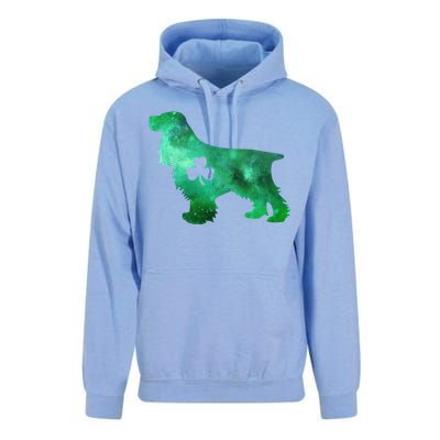 Dog Mom Dog Lover St Patrick's Day Cocker Spaniel Mom Gift Unisex Surf Hoodie