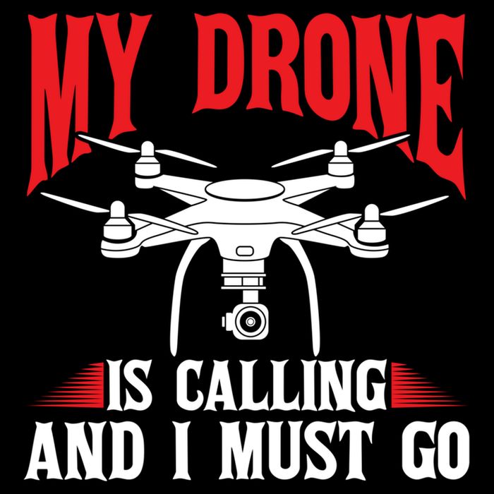 Drones My Drone Is Calling And I Must Go Drone Pilot Funny Gift Performance Shirt