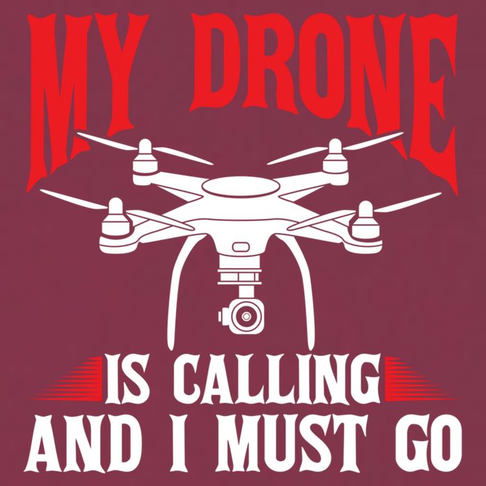 Drones My Drone Is Calling And I Must Go Drone Pilot Funny Gift 16oz Travel Tumbler