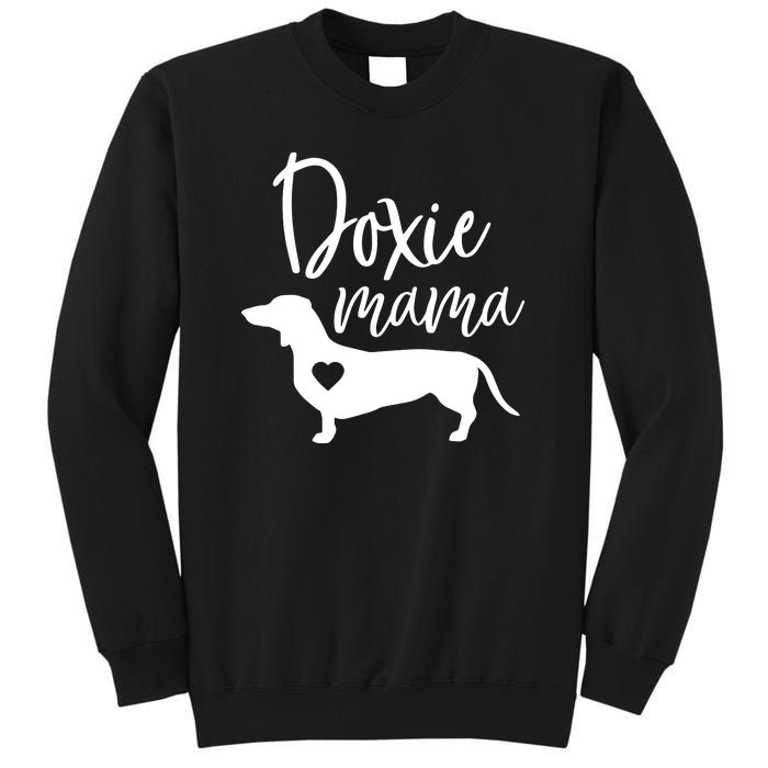 Doxie Mama Dachshund Mom Funny Wiener Dog Gift Sweatshirt