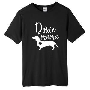 Doxie Mama Dachshund Mom Funny Wiener Dog Gift Tall Fusion ChromaSoft Performance T-Shirt