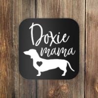 Doxie Mama Dachshund Mom Funny Wiener Dog Gift Coaster