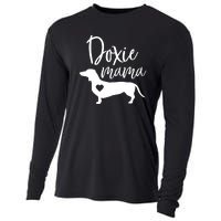 Doxie Mama Dachshund Mom Funny Wiener Dog Gift Cooling Performance Long Sleeve Crew