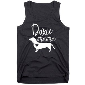 Doxie Mama Dachshund Mom Funny Wiener Dog Gift Tank Top