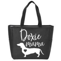 Doxie Mama Dachshund Mom Funny Wiener Dog Gift Zip Tote Bag