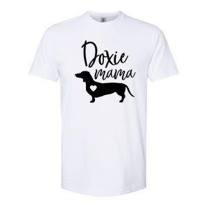 Doxie Mama Dachshund Mom Funny Wiener Dog Gift Softstyle CVC T-Shirt