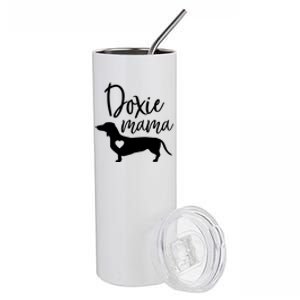 Doxie Mama Dachshund Mom Funny Wiener Dog Gift Stainless Steel Tumbler