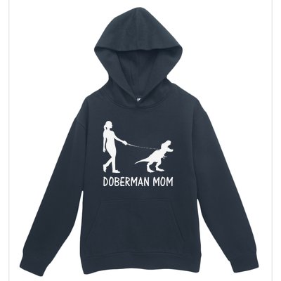 Doberman Mom Dobe Dobie Doberman funny pet lovers Urban Pullover Hoodie