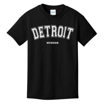 Detroit Michigan Kids T-Shirt