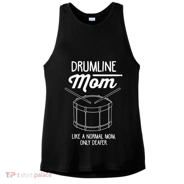 Drumline Mom Drumline Marching Band Ladies PosiCharge Tri-Blend Wicking Tank