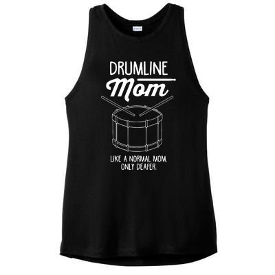 Drumline Mom Drumline Marching Band Ladies PosiCharge Tri-Blend Wicking Tank