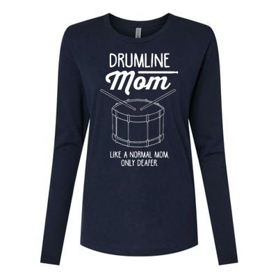 Drumline Mom Drumline Marching Band Womens Cotton Relaxed Long Sleeve T-Shirt