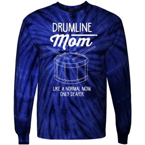 Drumline Mom Drumline Marching Band Tie-Dye Long Sleeve Shirt